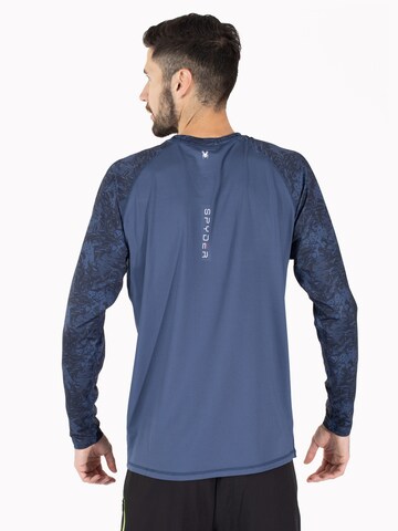 Spyder Functioneel shirt in Blauw