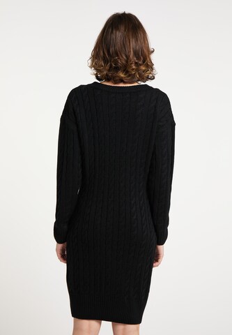 MYMO Knitted dress in Black