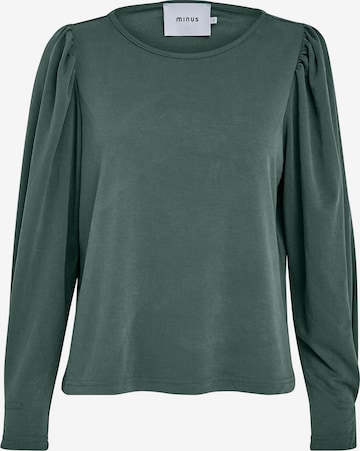 minus Blouse 'Reyna' in Groen: voorkant