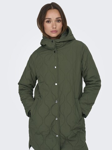 JDY Winter Jacket 'VALERI' in Green