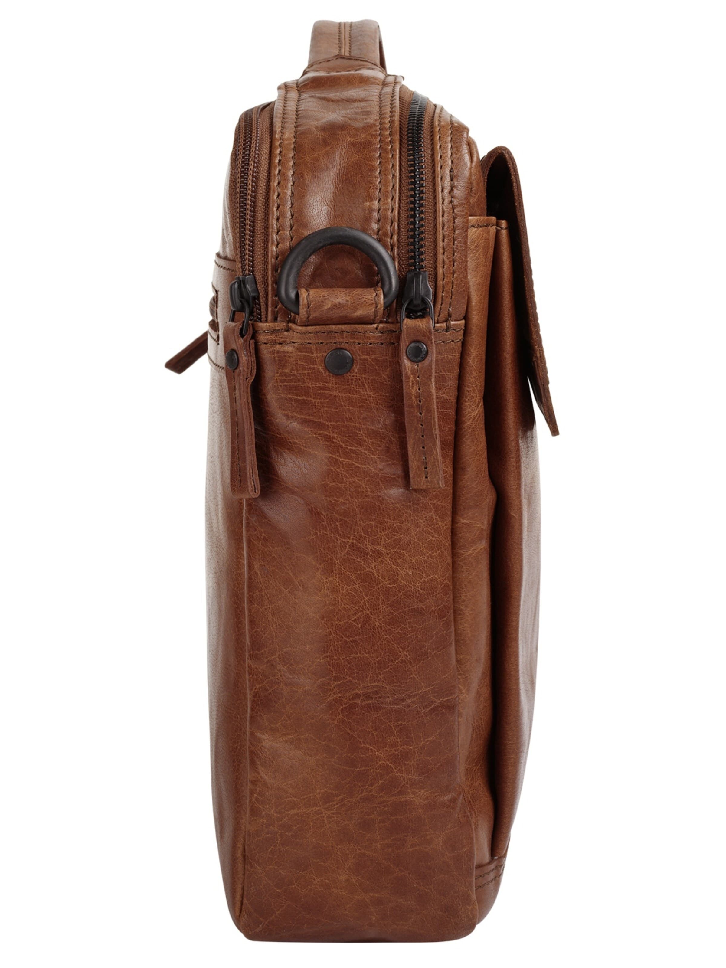 Sac d’ordinateur portable Spikes & Sparrow en marron