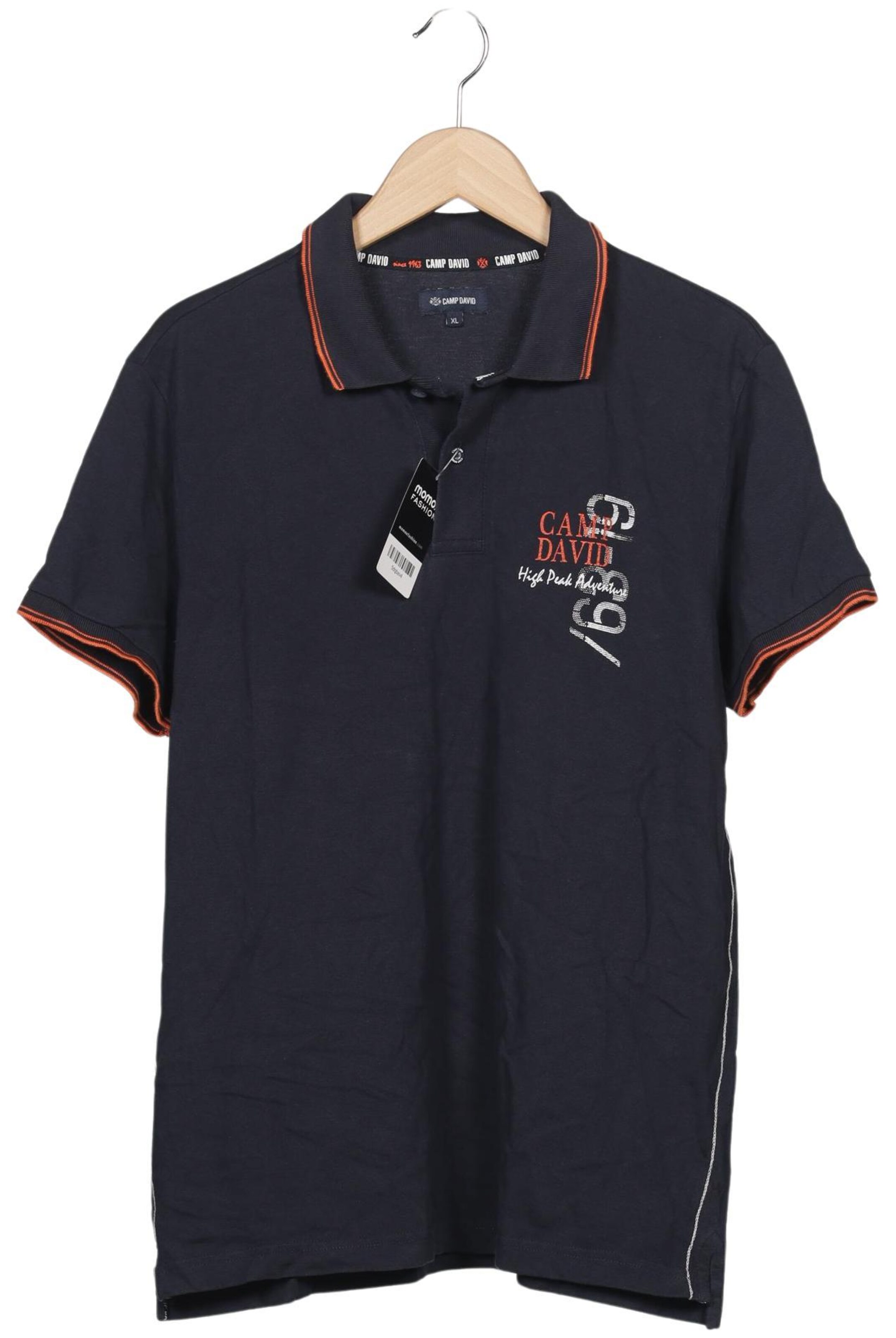 CAMP DAVID Poloshirt 9XL in Blau: Vorderseite