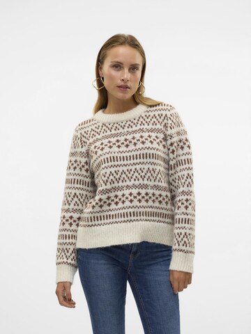 VERO MODA Pullover 'KAIRA' i beige: forside