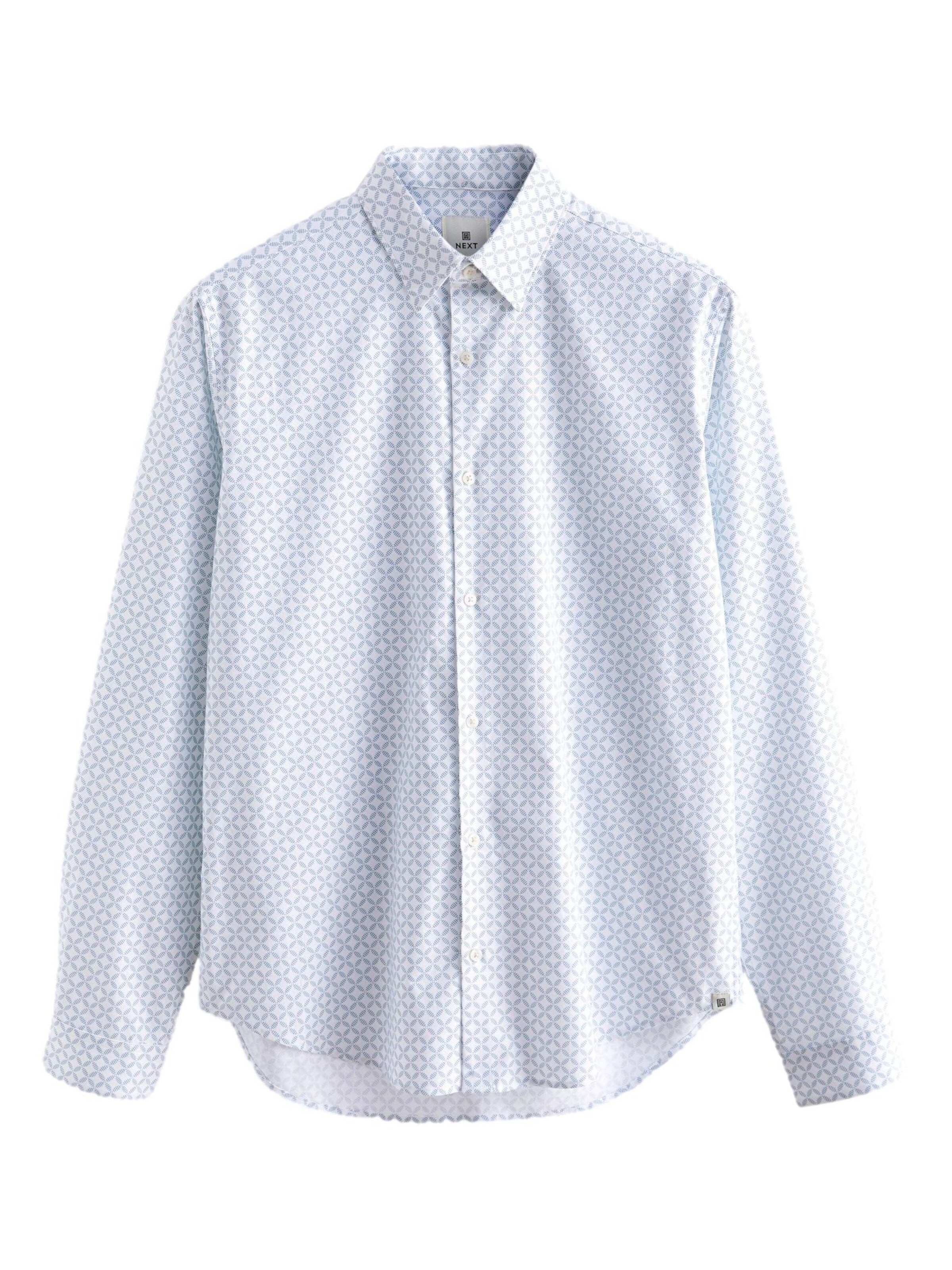 Next Рубашка в Белый: спереди