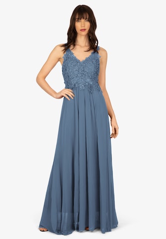 Robe de soirée Kraimod en bleu : devant