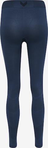 Skinny Pantaloni sportivi 'First' di Hummel in blu