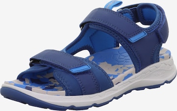 SUPERFIT Otvorená obuv - Modrá: predná strana