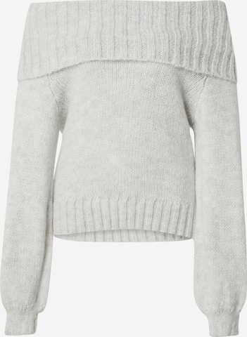 Pull-over Gina Tricot en gris : devant