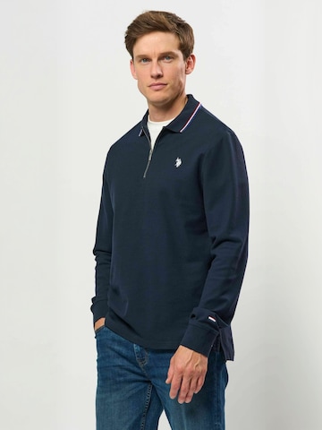 Regular fit Cămașă ' UMDenver ' de la U.S. POLO ASSN. pe albastru: față
