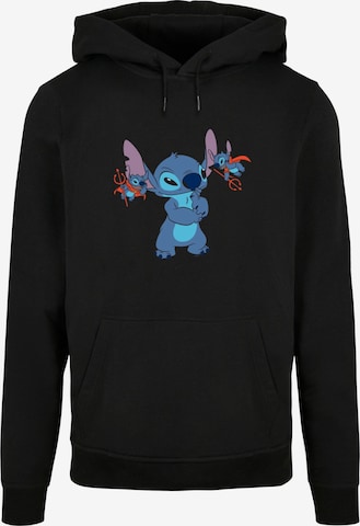ABSOLUTE CULT Sweatshirt 'Lilo And Stitch - Little Devils' in Black: front