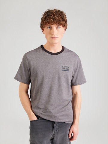 SCOTCH & SODA Shirt in Grijs: voorkant
