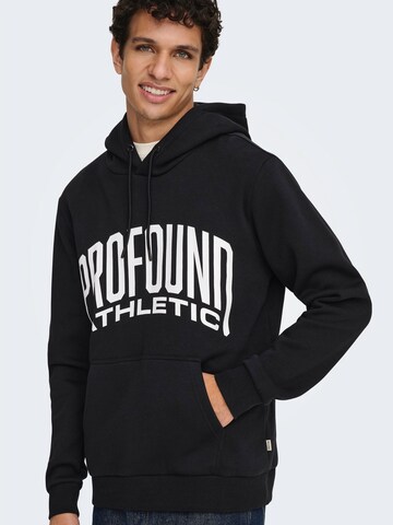 Only & Sons - Sudadera 'ONSPROFOUND' en negro