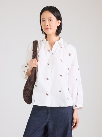 Weekend Max Mara Blouse in Wit: voorkant