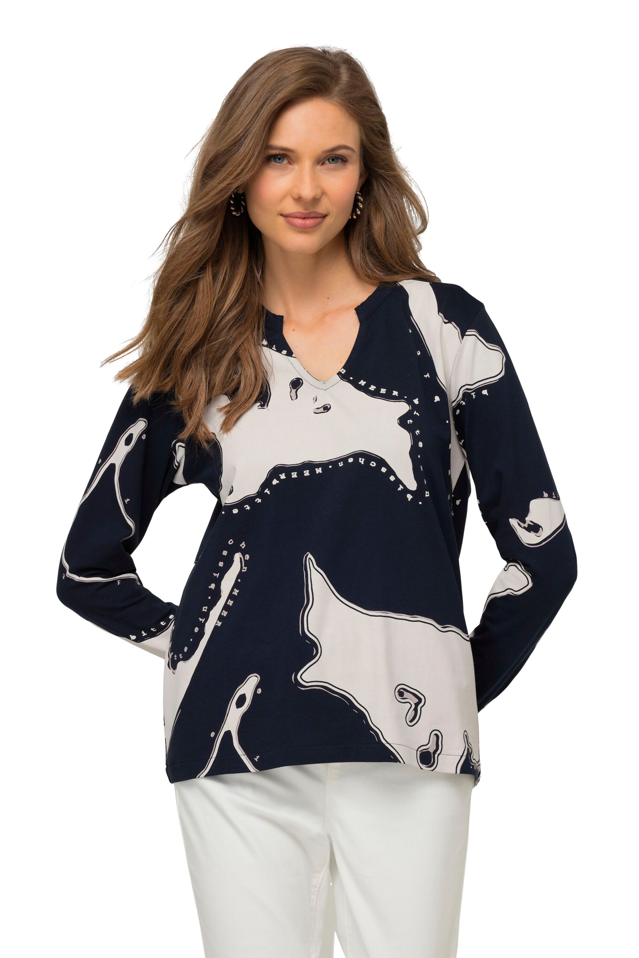 LAURASØN Shirt in Blue: front