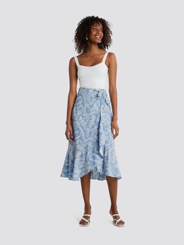 Gina Tricot Skirt ' Franie ' in Blue: front
