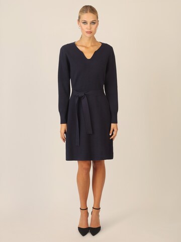 APART Knitted dress in Blue