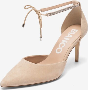 Bianco Pumps 'CHIC' in Beige: voorkant