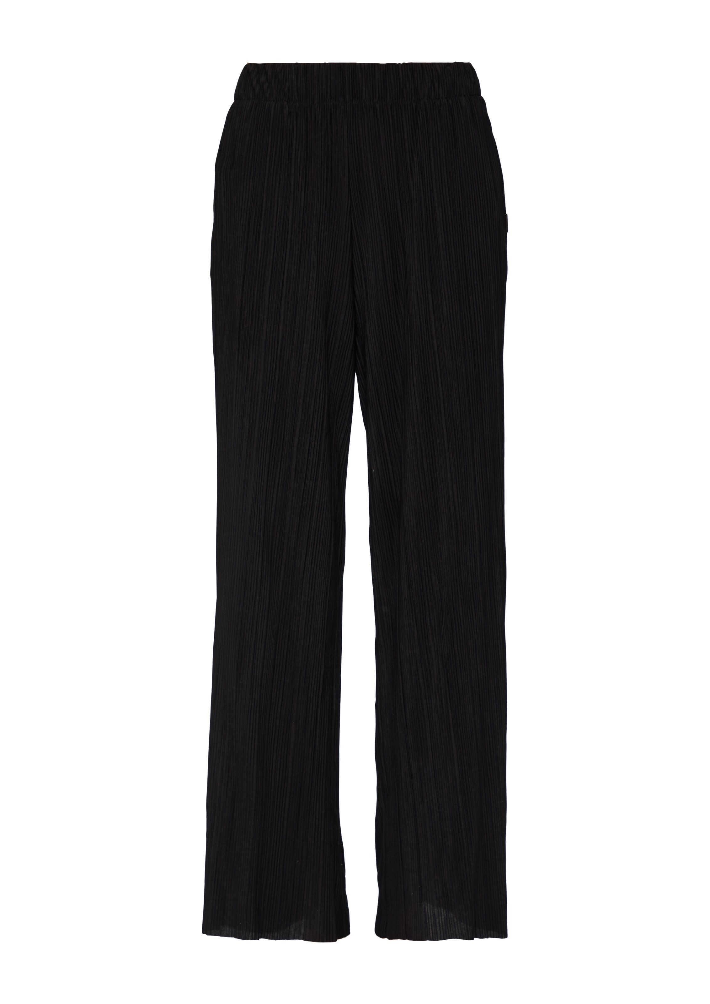 QS Широкий Штаны в Черный: спереди