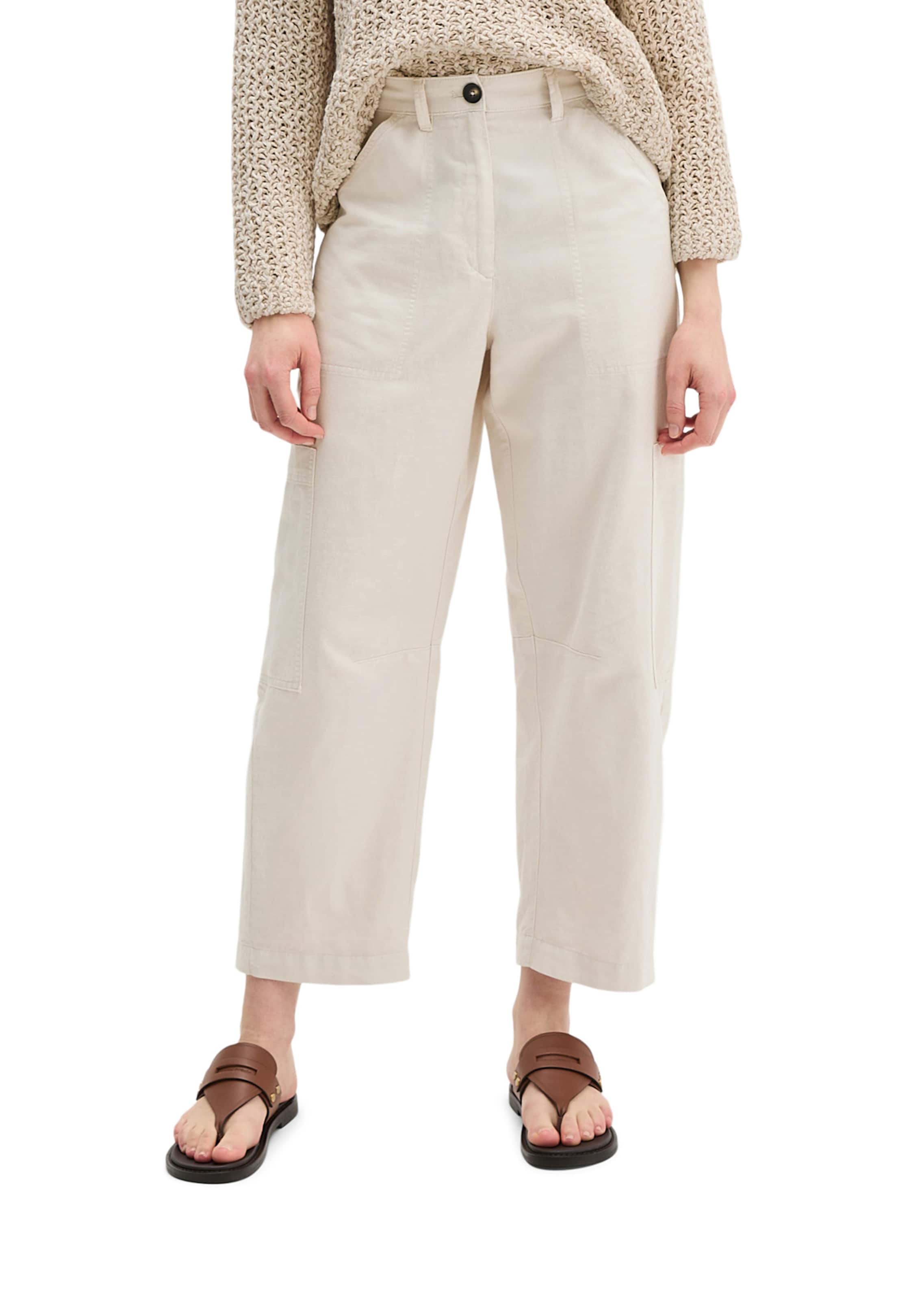 Barrel Pantalon cargo Marc O'Polo en gris : devant