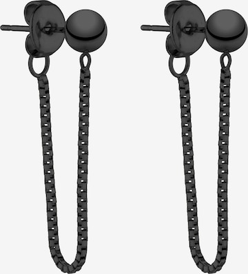 Boucles d'oreilles Liebeskind Berlin en noir : devant