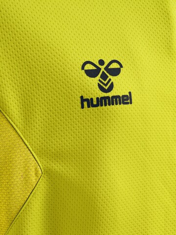 Hummel Athletic Zip-Up Hoodie in Yellow