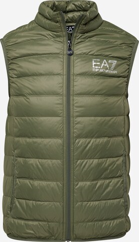 Gilet EA7 Emporio Armani en vert : devant