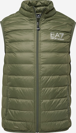 EA7 Emporio Armani Bodywarmer in de kleur Zilvergrijs / Kaki, Productweergave