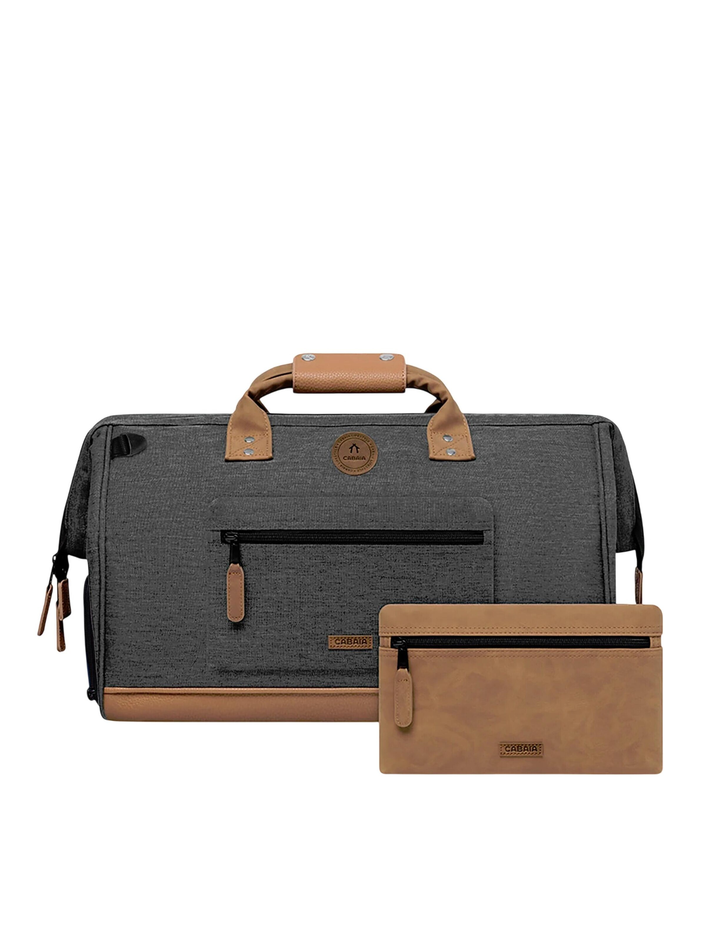 Cabaia Travel Bag 'London' in Grey: front