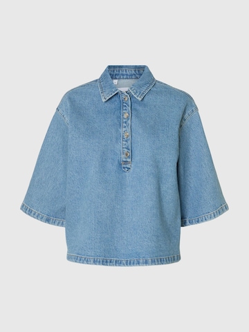 SELECTED - Blusa en azul