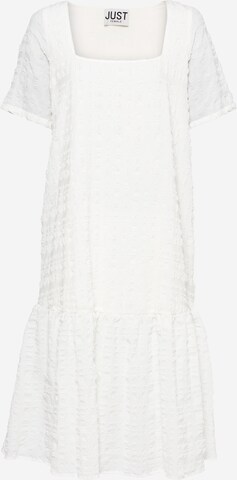 Robe 'Soffia' JUST FEMALE en blanc : devant