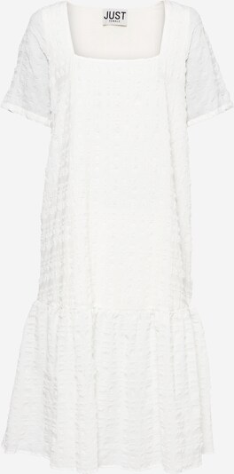 JUST FEMALE Robe 'Soffia' en blanc, Vue avec produit