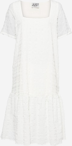 Robe 'Soffia' JUST FEMALE en blanc : devant