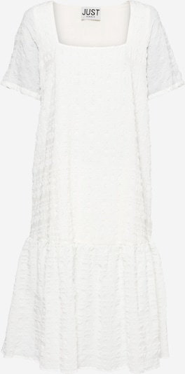 JUST FEMALE Φόρεμα 'Soffia' σε λευκό, Άποψη προϊόντος