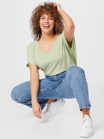 Nasty Gal Plus Shirt in Green