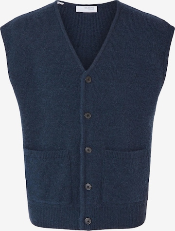 SELECTED HOMME Vest in Blue: front