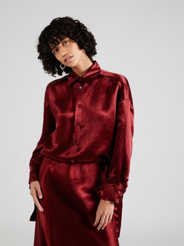 Chemisier 'Casacca' Max Mara Leisure en rouge : devant