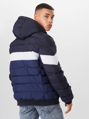 Urban Classics Winter Jacket in Blue