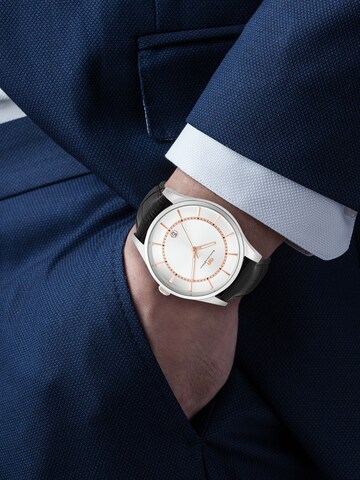 Rhodenwald & Söhne - Reloj analógico en negro: frente