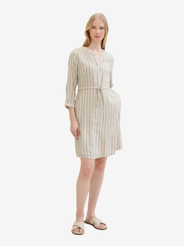 TOM TAILOR Kleid in Beige