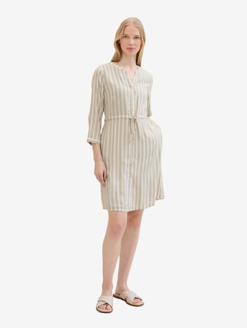 TOM TAILOR Kleid in Beige