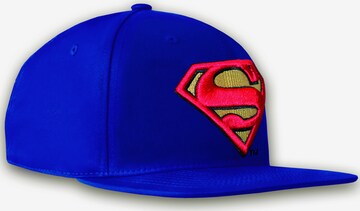 LOGOSHIRT Muts 'DC Superman' in Blauw: voorkant