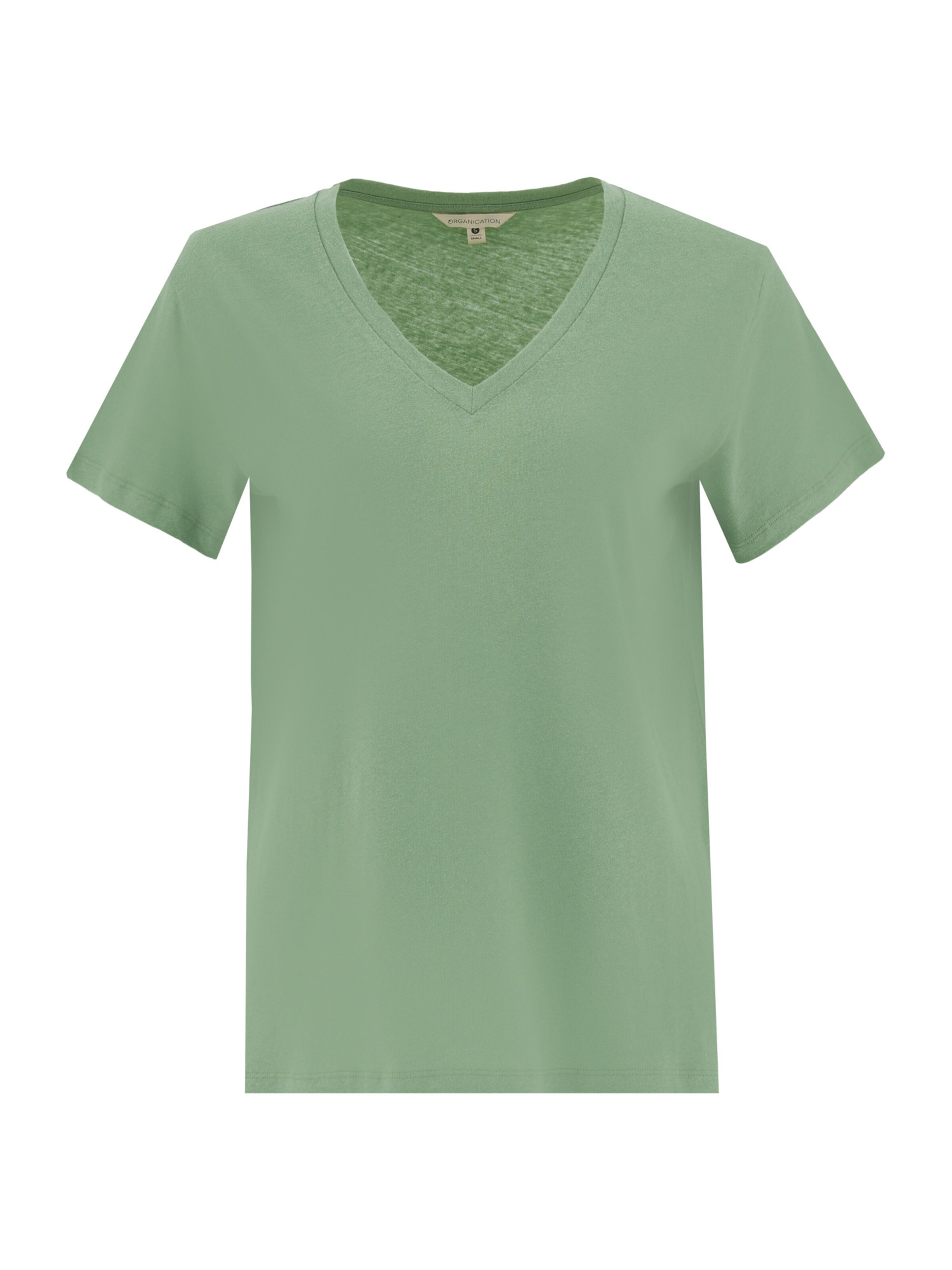 Organication T-Shirt in Grün: Vorderseite