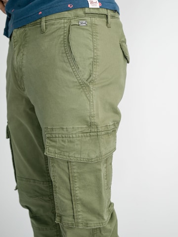 Regular Pantalon cargo Petrol Industries en vert