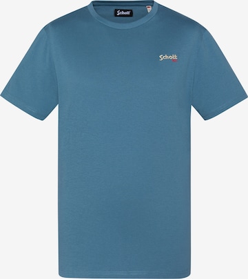 Schott NYC Shirt in Blau: Vorderseite