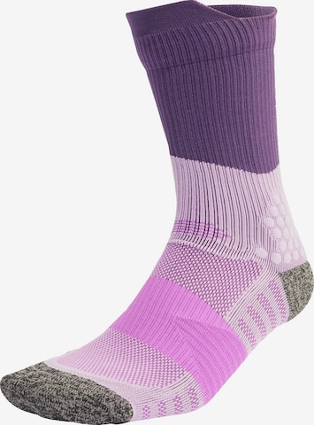 ADIDAS PERFORMANCE Sports socks 'Runxboost' in Purple: front