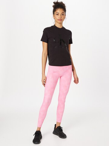 Calvin Klein Sport Skinny Sporthose in Pink