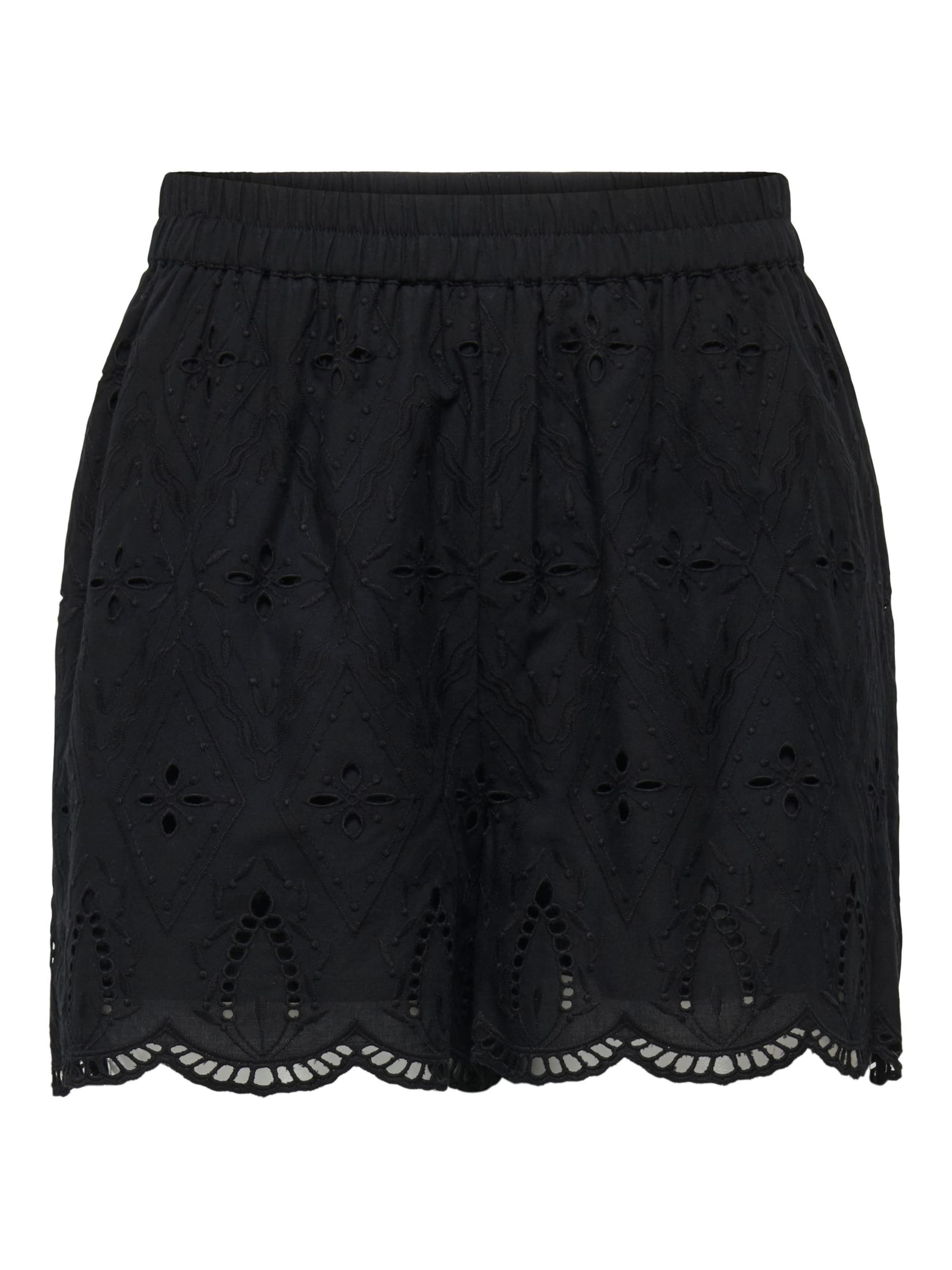Pantalon 'ONLFrani' ONLY en noir : devant
