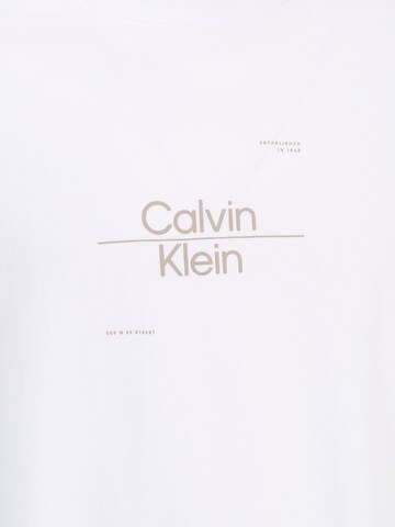 Calvin Klein Big & TallMajica - bijela boja