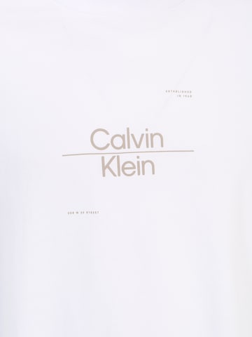 Calvin Klein Big & Tall Skjorte i hvit