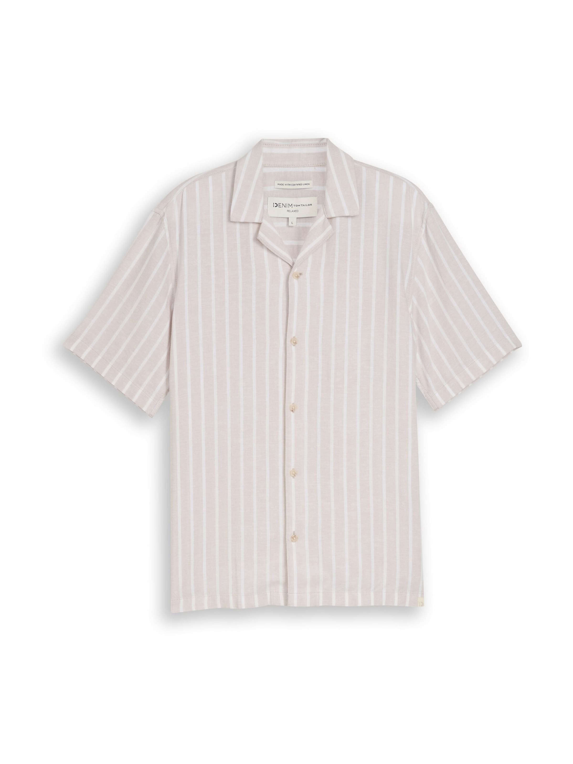 Comfort fit Camicia di TOM TAILOR DENIM in grigio: frontale